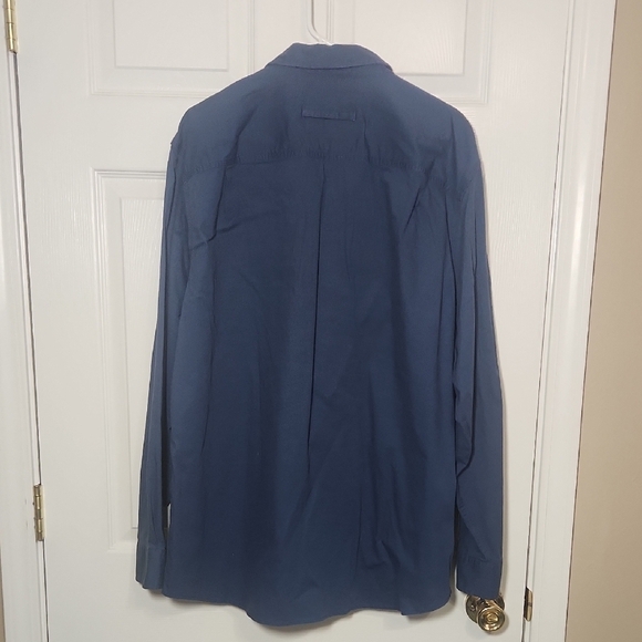 Levi's Blue Casual Button Down Shirt Cotton Blend - Picture 5 of 5